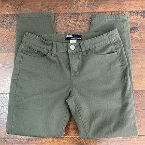BDG Grazer Cigarette Pants - Olive Green - size 28
